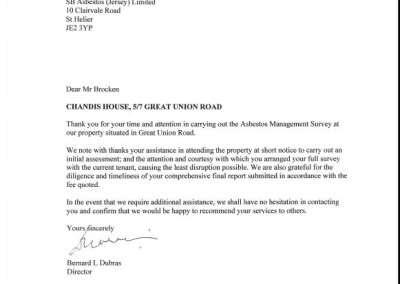 Chandis House reference 2013