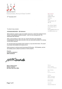 BDK Architects Reference 2011